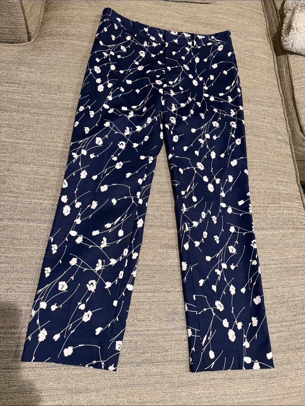 Club Monaco Polished Cotton Floral Pant.  2. NWOT